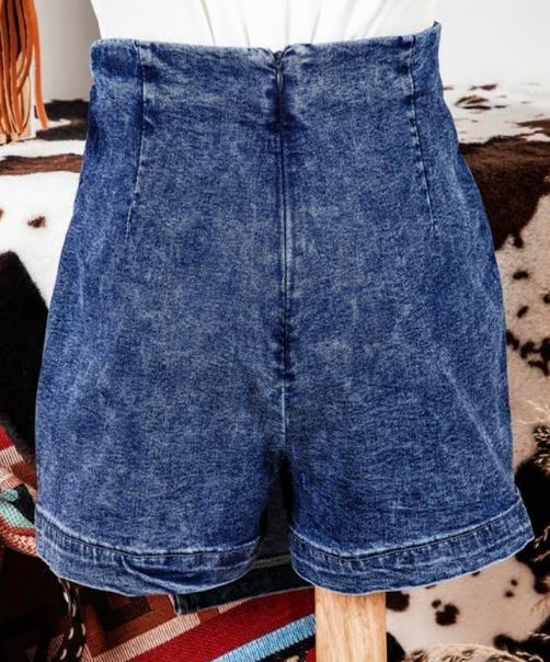 Denim Skorts